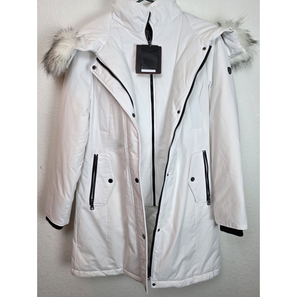 1 MADISON EXPEDITION COLLECTION WOMEN'S PARKA HOODIE JACKET(WHITE, L) NWD‎